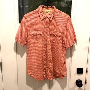 Levi’s snap button short sleeve